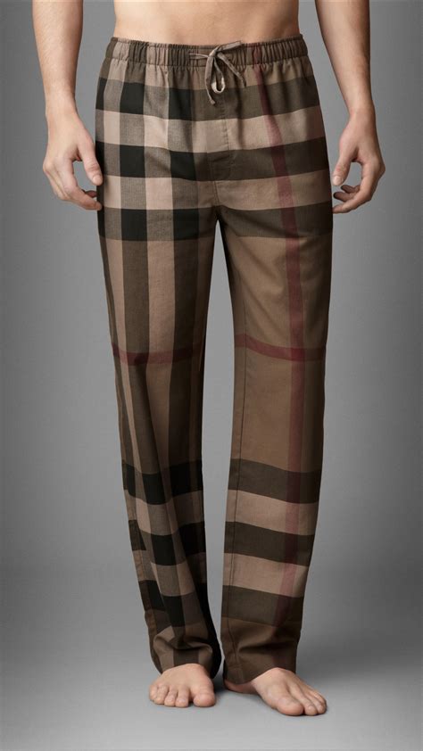 burberry cotton pajama pants|burberry dress pants for men.